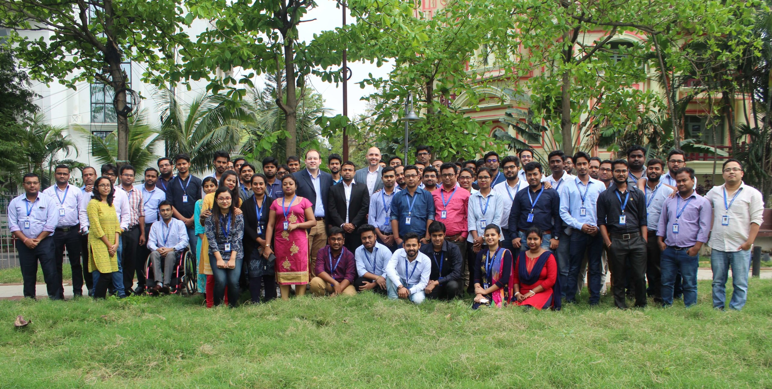 All-team photo from MG Marketing East in Kolkata India with our web development team