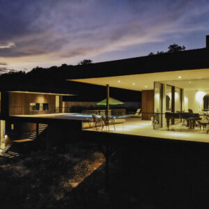 MG Marketing - Photography - LuxView Windows and Glass - Villa Morada Backside Night